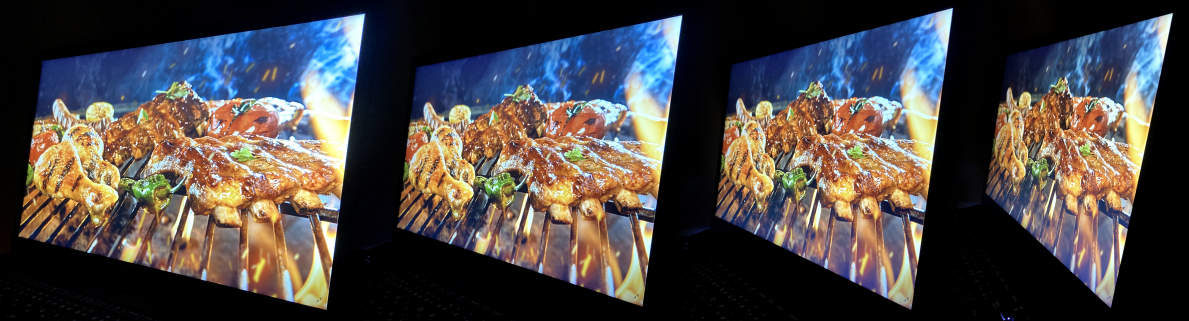 「ThinkPad E15 Gen 3 (AMD) 」の液晶、画像（視野角確認）