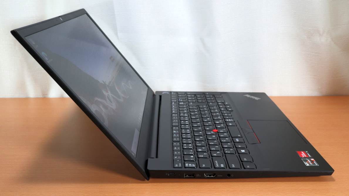 Lenovo「ThinkPad E15 Gen 3 (AMD) 」左側