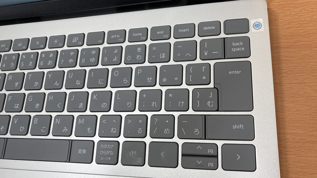 「Dell Inspiron 14 5420」のキーボード・アップ