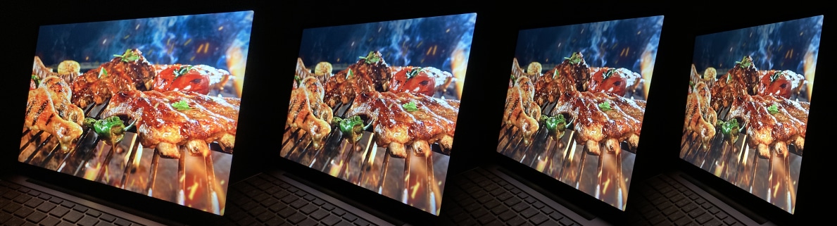 「Surface Laptop Go3」のディスプレイ・横から（画像）