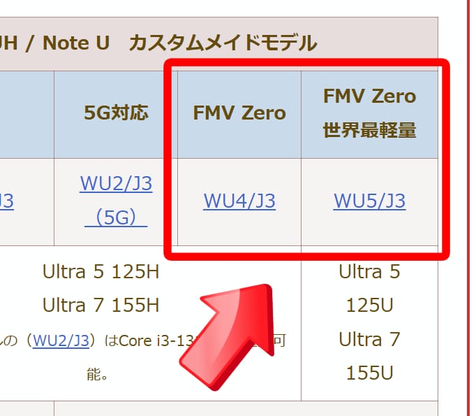  『LIFEBOOK UHシリーズ』で借りた機種